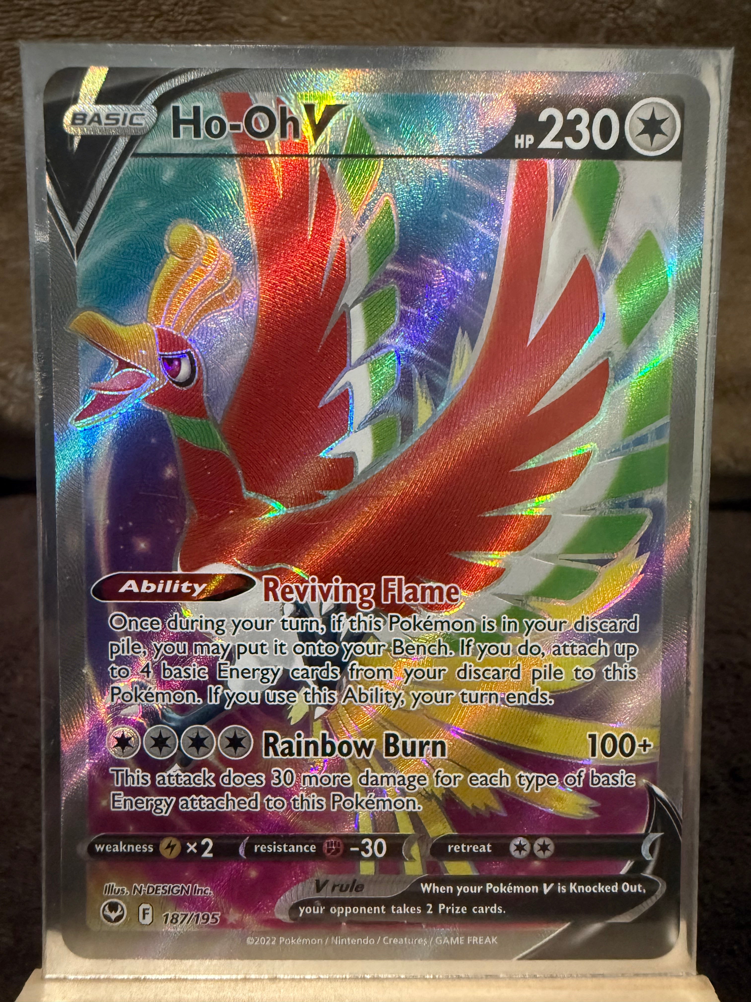 Ho-Oh V (Full Art) - SWSH12: Silver Tempest