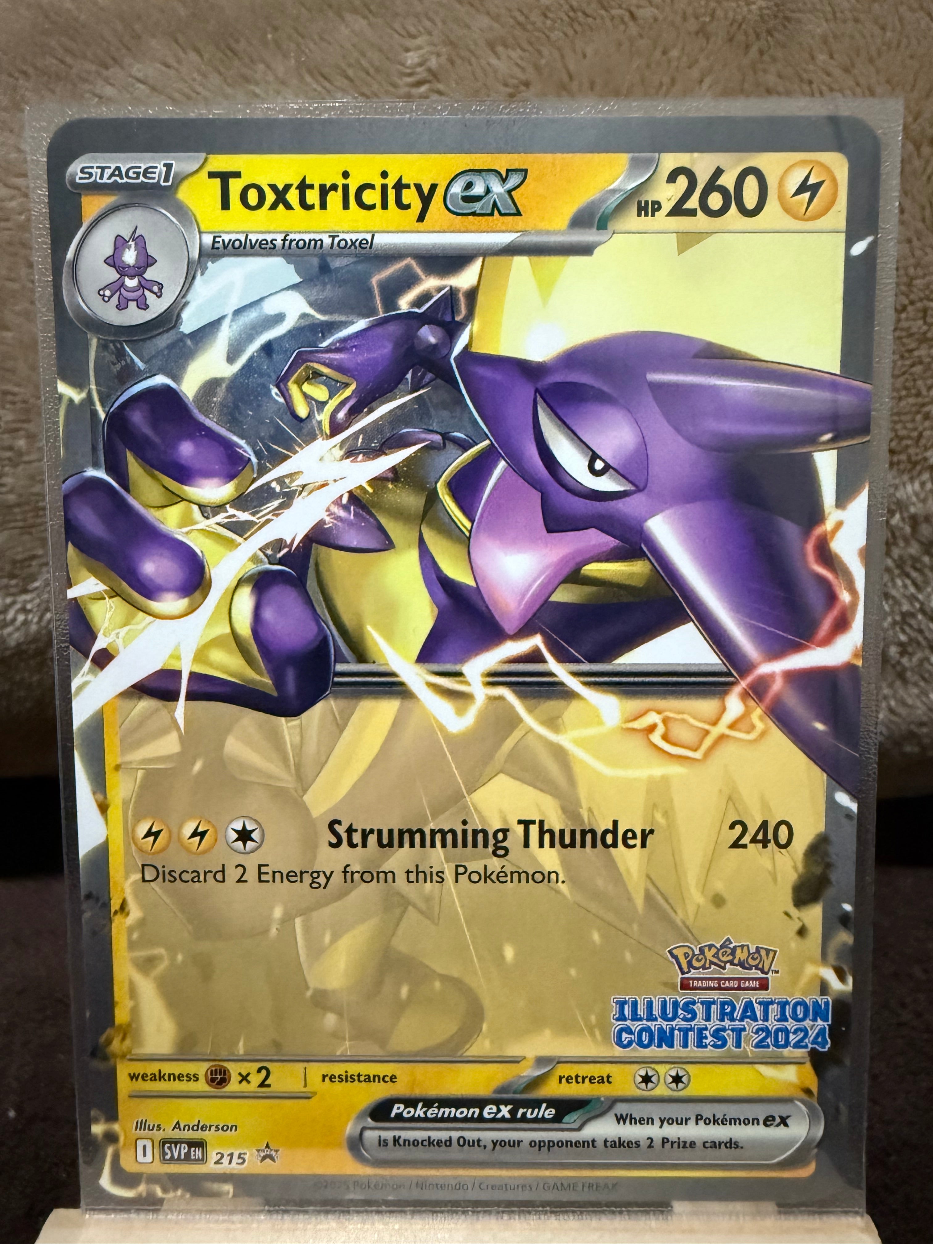 Toxtricity ex - 215 (Illustration Contest 2024) - SV: Scarlet & Violet Promo Cards