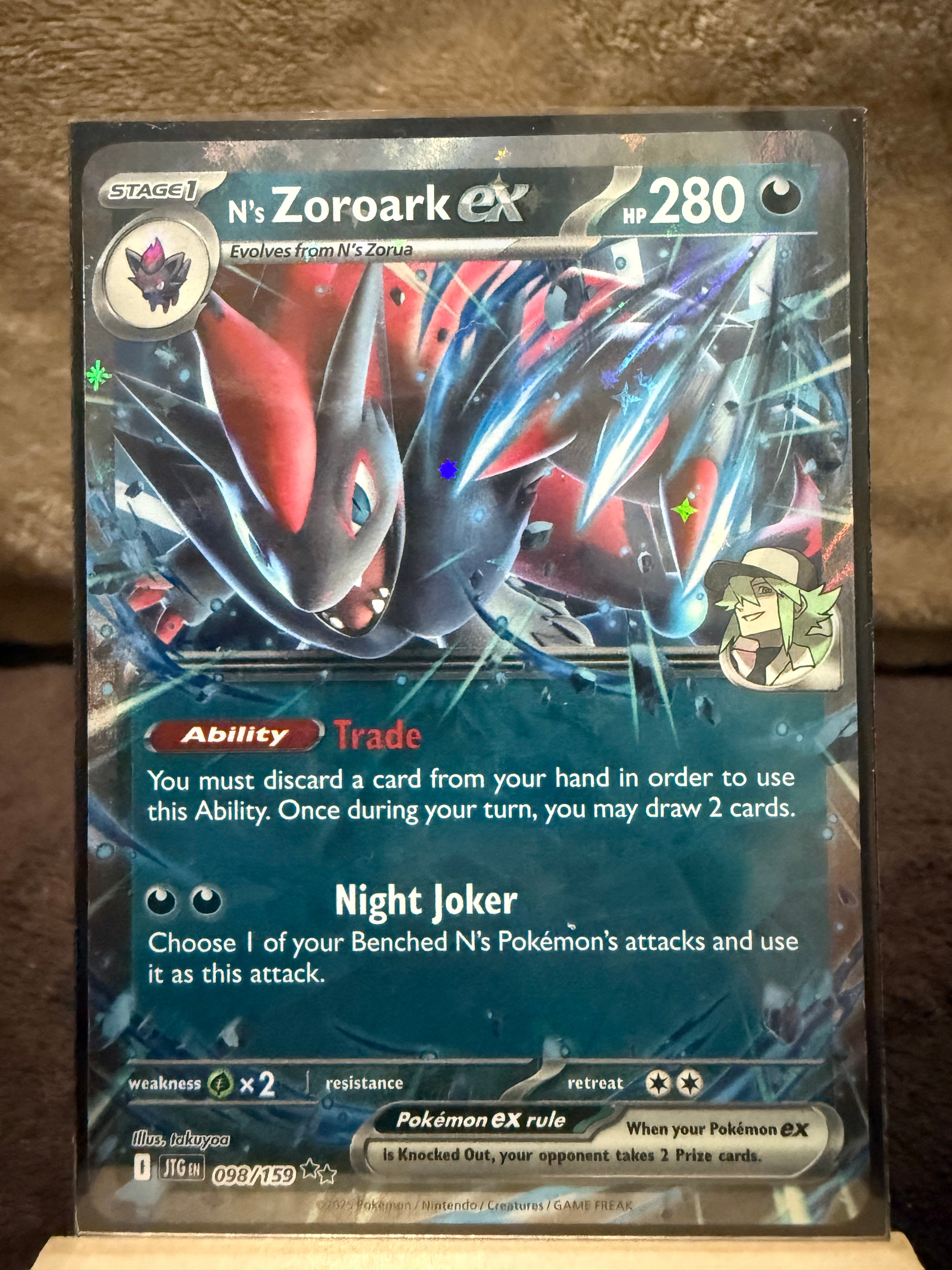N's Zoroark ex - 098/159 - SV09: Journey Together