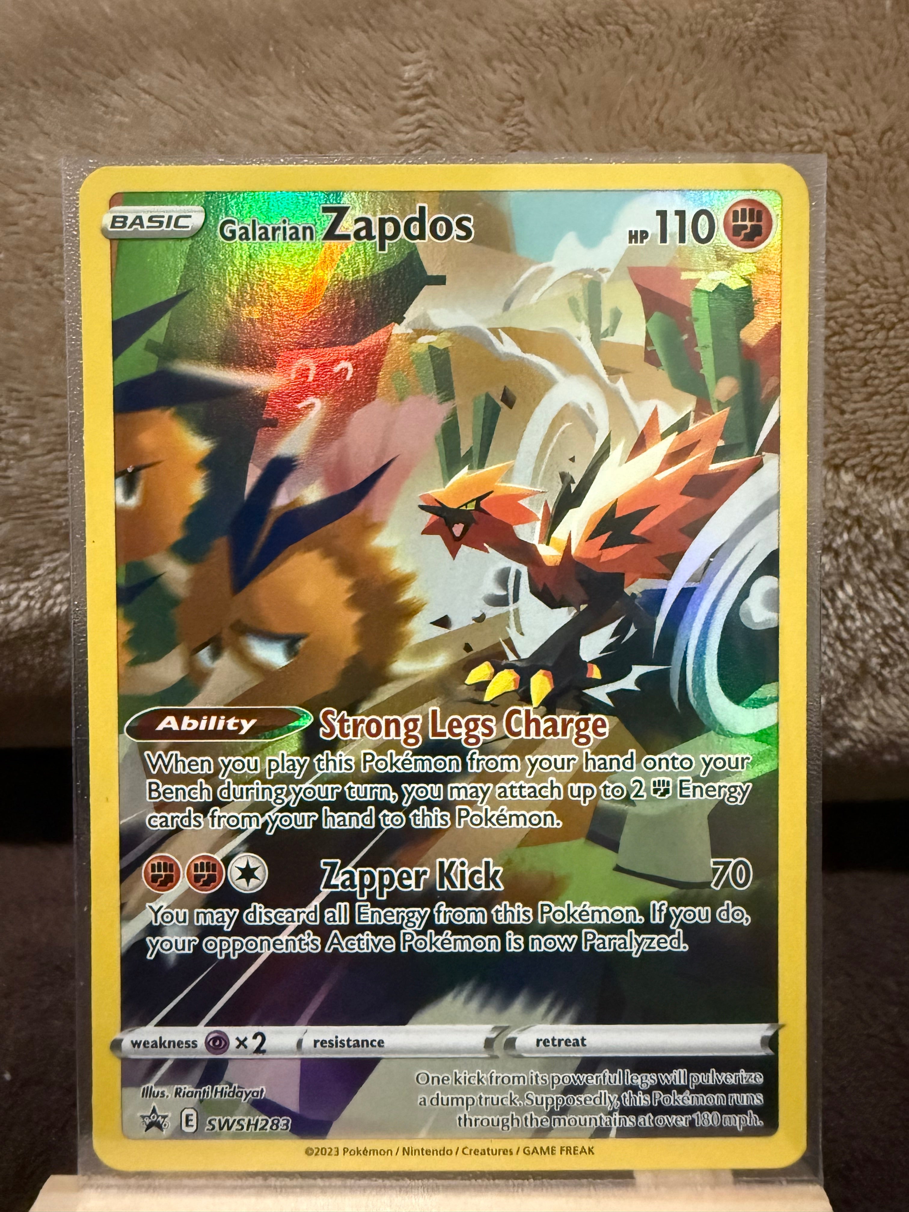Galarian Zapdos - SWSH283 - SWSH: Sword & Shield Promo Cards