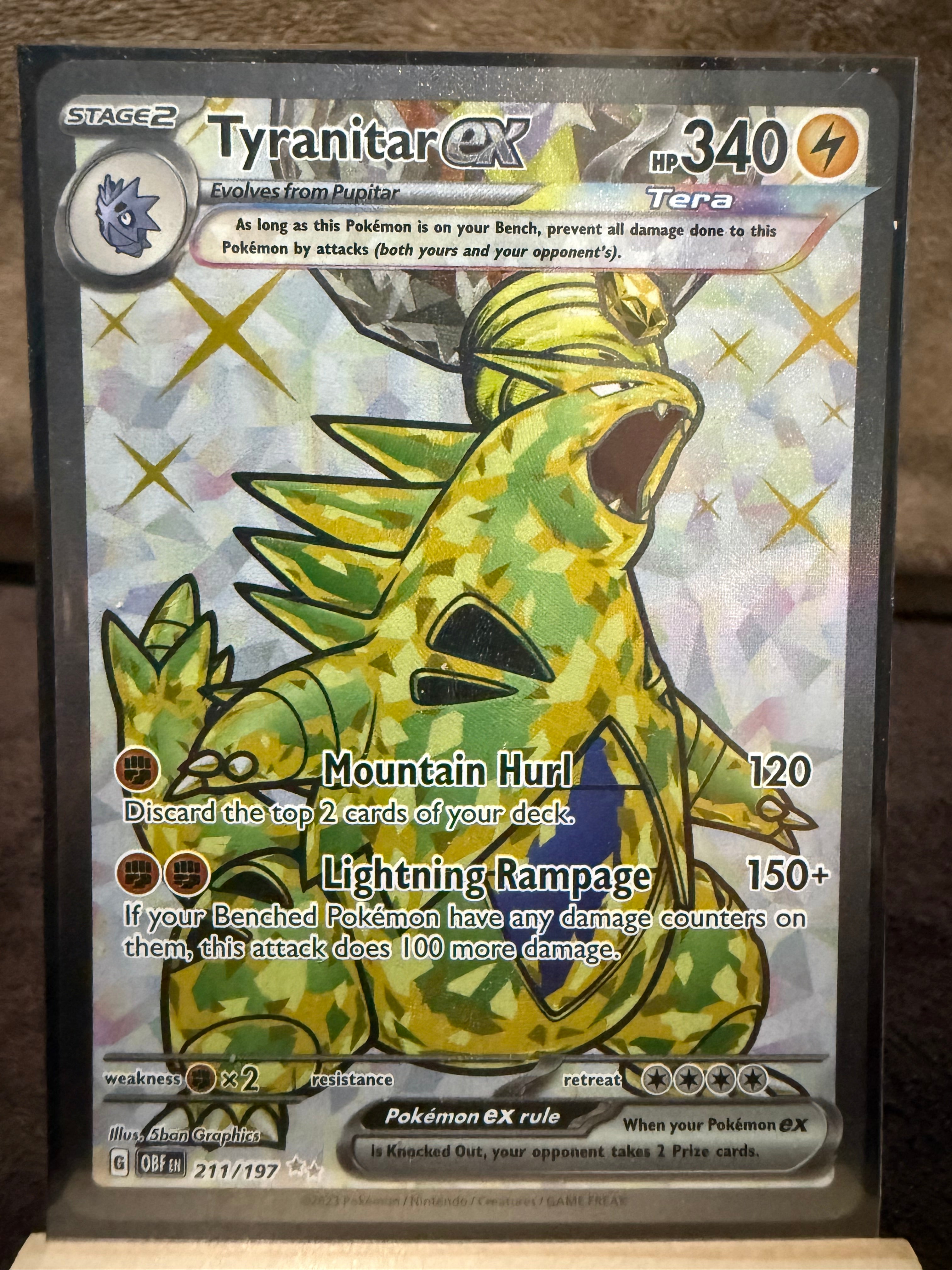 Tyranitar ex - 211/197 - SV03: Obsidian Flames