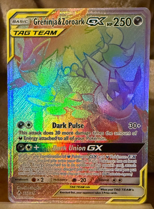 Greninja & Zoroark GX (Secret) - SM - Unbroken Bonds