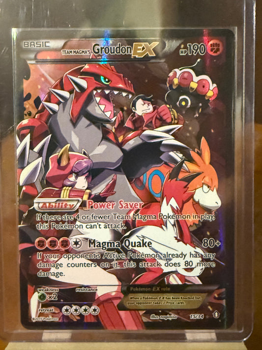 Team Magma's Groudon EX - Double Crisis